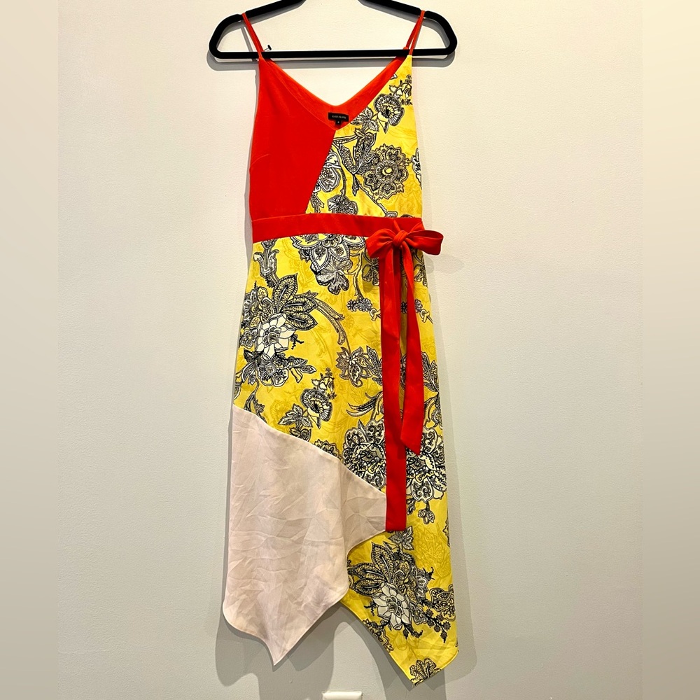 River Island Sleeveless Long Dress Orange Yellow US Size 4 UK Size 8